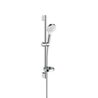 Душевой гарнитур с мыльницей Hansgrohe Crometta Vario Casetta 26553400 белый/хром