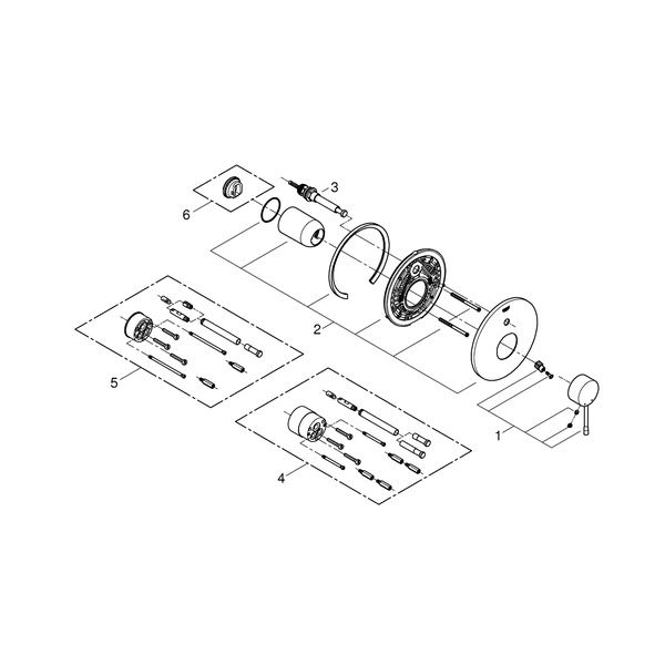 Смеситель для ванны однорычажный Grohe Essence New 19285 GL1 (19285GL1) холодный рассвет глянец