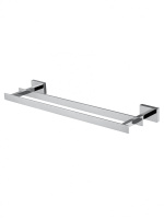 Полотенцедержатель двойной WONZON & WOGHAND FLAT, хром WW-9711-45CM Полотенцедержатель двойной WONZON & WOGHAND FLAT, хром WW-9711-45CM