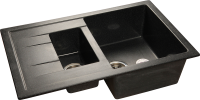 Кухонная мойка GranFest Quadro 775L, Q-775KL черный