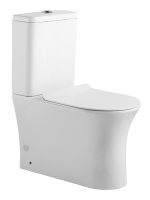 Унитаз-компакт Agger AT01000 безободковый, сиденье с микролифтом