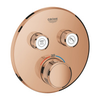 Термостат для встраиваемого монтажа на 2 выхода Grohe Grohtherm SmartControl 29119 DA0 (29119DA0) теплый закат глянец Термостат для встраиваемого монтажа на 2 выхода Grohe Grohtherm SmartControl 29119 DA0 (29119DA0) теплый закат глянец