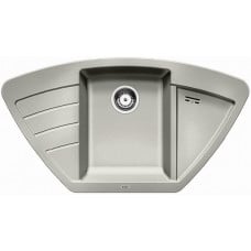 Мойка кухонная Blanco Zia 9 E Silgranit PuraDur (жемчужный), 520642