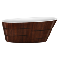 Акриловая ванна (170х75) Lagard AUGUSTE Brown wood lgd-agst-bw