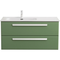 Тумба под раковину Cezares ECO-CER-N-1000-2C-SO-PS-P-L Фисташковый Софт без ручек