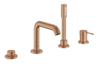 Смеситель однорычажный для ванны на 4 отверстия Grohe Essence New 19578 DL1 (19578DL1) теплый закат матовый