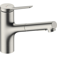 Смеситель для кухни Hansgrohe Zesis M33 sBox lite 74803800, сталь