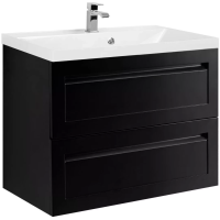 База под раковину Art&max AM-Platino-750-2C-SO-NM Черный