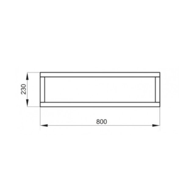 Тумба под раковину Aquaton Интегро 80 1A143103IN010