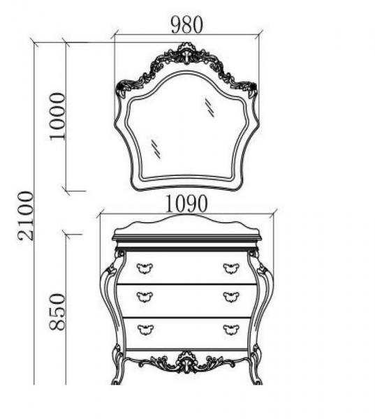 Комплект мебели Orans BC-7101