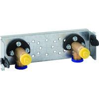 Траверса Geberit GIS для настенного смесителя наружного монтажа, 153 см, с двумя поводами воды 461.740.00.1