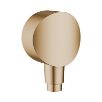 Подключение для душевого шланга Hansgrohe FixFit 26453140 шлифованная бронза