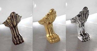 Ванна из литьевого мрамора (170х77) Kerasan Retro 105591 белый, ножки золото