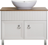 Тумба под раковину ASB-Woodline   Риола 100  12410 (белый)