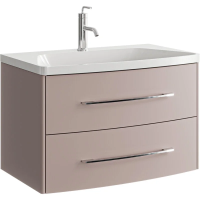 Тумба без раковины 80 см Aqwella Neringa NER0108PR пепельная роза
