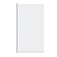 Шторка для ванны (140х100) Damixa Skyline DX35WBS-D080-140MT