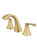 Смеситель для раковины на 3 отверстия WONZON & WOGHAND FLEX, брашированное золото WW-88083095-BG