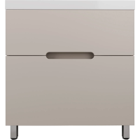 Тумба напольная без раковины 80 см Style Line Матис ЛС-00002437 кремовый матовый