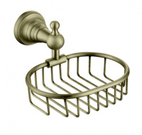 Мыльница (металл) KAISER бронза (латунь) (KH-4204)