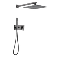 Душевой комплект ABBER Daheim AF8218NG скрытого монтажа без излива, никель