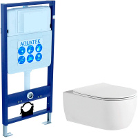 Комплект унитаза с инсталляцией Aquatek Set AQUATEK ЕВРОПА New
