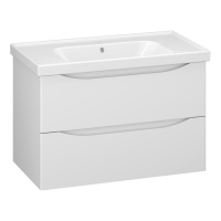 Тумба под раковину Opadiris Элеганс 80 Z0000014969 белый матовый (без раковины)