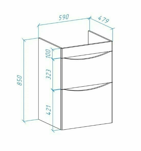 Тумба под стиральную машину Bellezza Олиссия 120 4639419110428