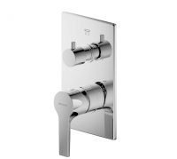 Смеситель для ванны встроенный Bravat Prolate P69219CP-2-ENG