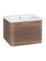 Тумба под раковину Runo Тоскана 80 темное дерево  Никсон 80 (00-00001417)