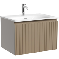 Тумба без раковины подвесная Sancos Code CD60GB серо-бежевый матовый