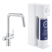 Комплект очистки воды по технологии обратного осмоса GROHE Blue Pure Eurosmart 30586000, хром