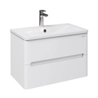 Тумба подвесная Grossman АДЕЛЬ-НОРМА-80 см 108022 с 2-я ящ, белая