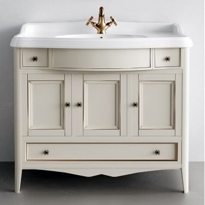 Тумба с раковиной vintage 105 см Tiffany World Veronica Nuova VER6105-V+AR874BI*1KOMPLEKT