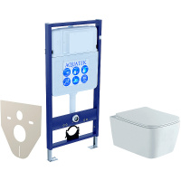Унитаз с инсталляцией Set Aquatek Либра N cm