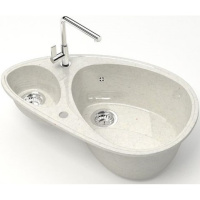 Кухонная мойка Marrbaxx Эмма Z13 Z013Q007 хлопок белый