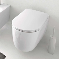 Унитаз подвесной безободковый Kerasan Nolita 531401 белый глянец, без сиденья