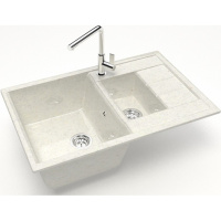 Кухонная мойка Marrbaxx Блонди Z210 Z210Q007 хлопок белый