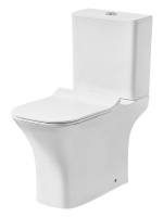 Унитаз-компакт Orange C02-000W безободковый, сиденье с микролифтом