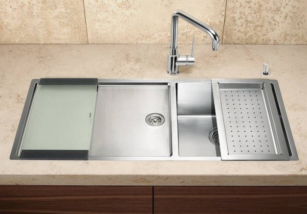 Кухонная мойка Blanco Claron 340/180-IF (чаша слева) 521599