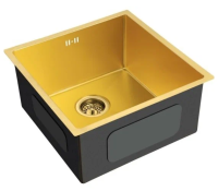 Кухонная мойка (59х42) EMAR EMB-132 PVD Nano Golden