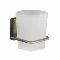 Стакан для зубных щеток одинарный WasserKRAFT Exter K-5228