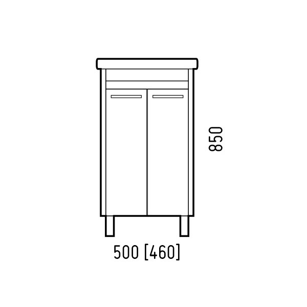 Тумба напольная Corozo Лорена 50 SD-00001091