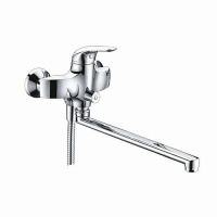 Смеситель для ванны с длинным изливом WasserKRAFT Rossel 2802L Смеситель для ванны с длинным изливом WasserKRAFT Rossel 2802L