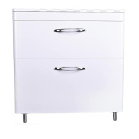 Тумба под раковину напольная Style Line Каре СС-00002267 белый