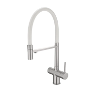 Смеситель для кухни EMAR ЕС - 7024WHT Satin