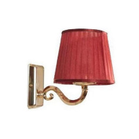 Светильник Aquaton 3009/M/ORO золотой, плафон красный 1AX014SVXX000 Светильник Aquaton 3009/M/ORO золотой, плафон красный 1AX014SVXX000