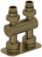 Модуль Сунержа прямой EU50 (2 х НР G 1/2" / 2 х НГ G 3/4") 05-1537-1234