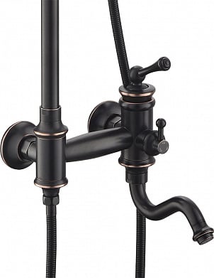 Душевая система Timo Adelia 3-х режимная SX-6010/04 black antique