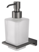 Дозатор мыла WONZON & WOGHAND ECLIPSE, темный графит WW-9133-BGM