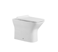 Унитаз приставной Agger AT02200 безободковый, сиденье с микролифтом